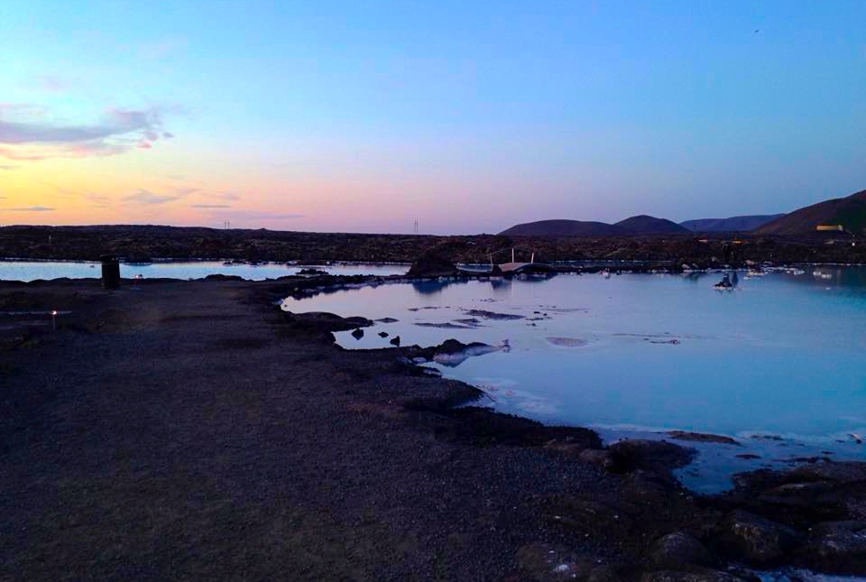 Sunset at the Blue Lagoon Iceland