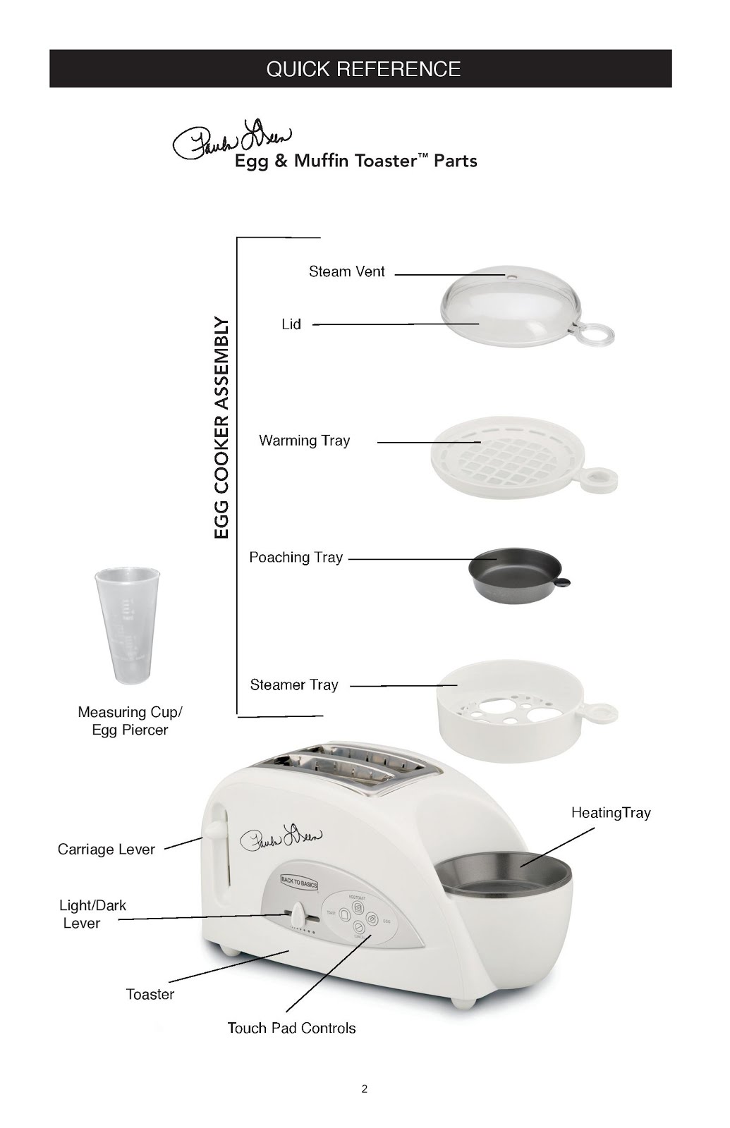 Egg Cooking Toasters Paula Deen EggandMuffin Toaster