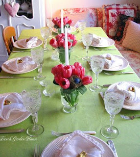 decoraçao mesa pascoa