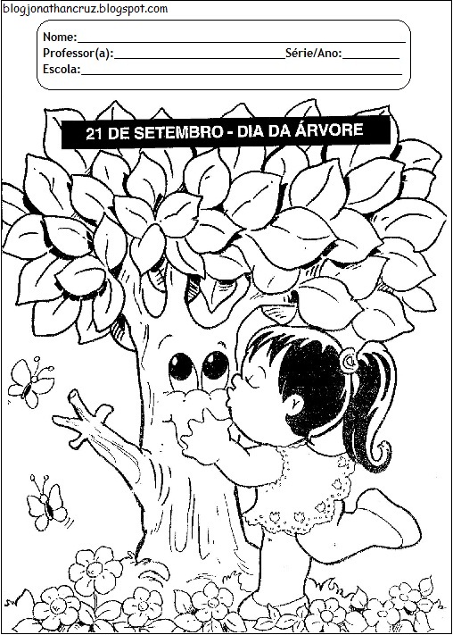 blog jonathan cruz desenho para colorir dia da Árvore
