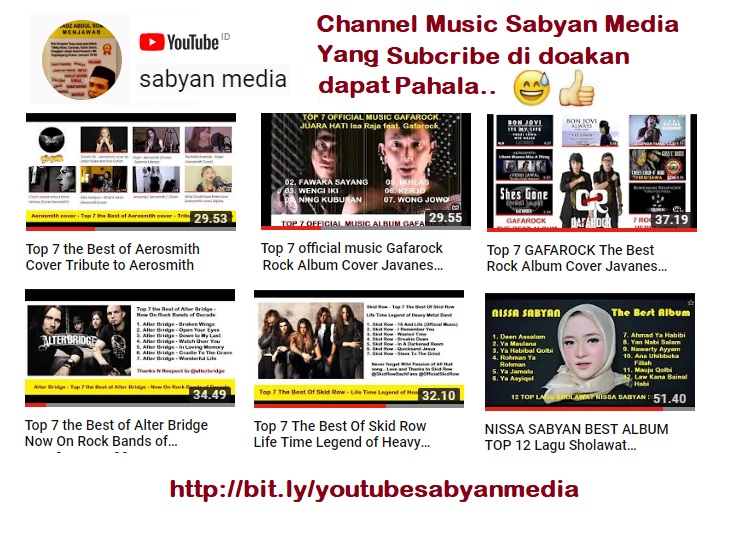 Channel Music Sabyan Media @youtube