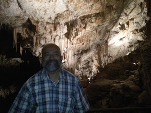 Seafarer/Blogger/Traveller Rudolph.a.Furtado inside Postojna caves in Slovenia.