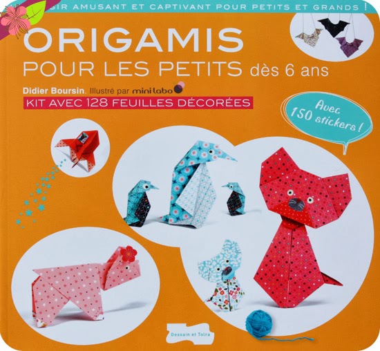 "Origamis pour les petits" de Didier Boursin, illustré par Mini labo