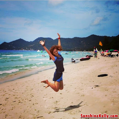 My Coolest Moments Photo, beach holiday, jumping pose, jump, koh samui, thailand