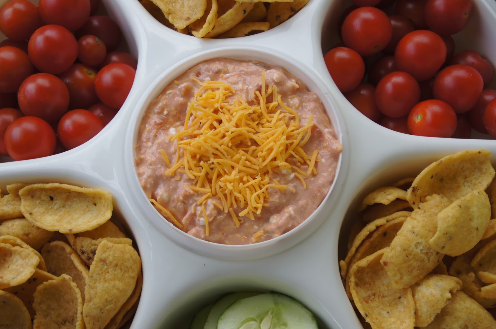 Little Bit of Everything Cheese and Salsa Dip