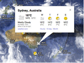 Meteo a Sydney con previsioni della settimana.