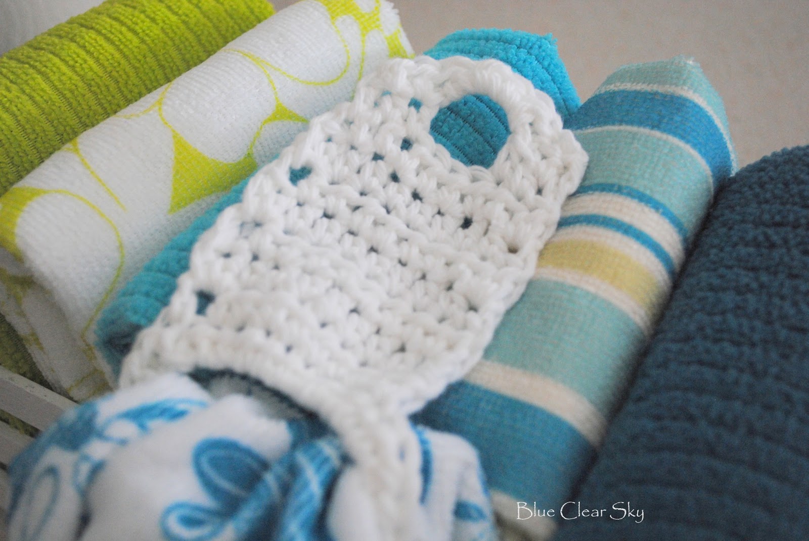 Rustic Maple Our Kitchen A Crocheted Hand Towel Holder