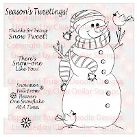Snow Tweet Digital Stamp
