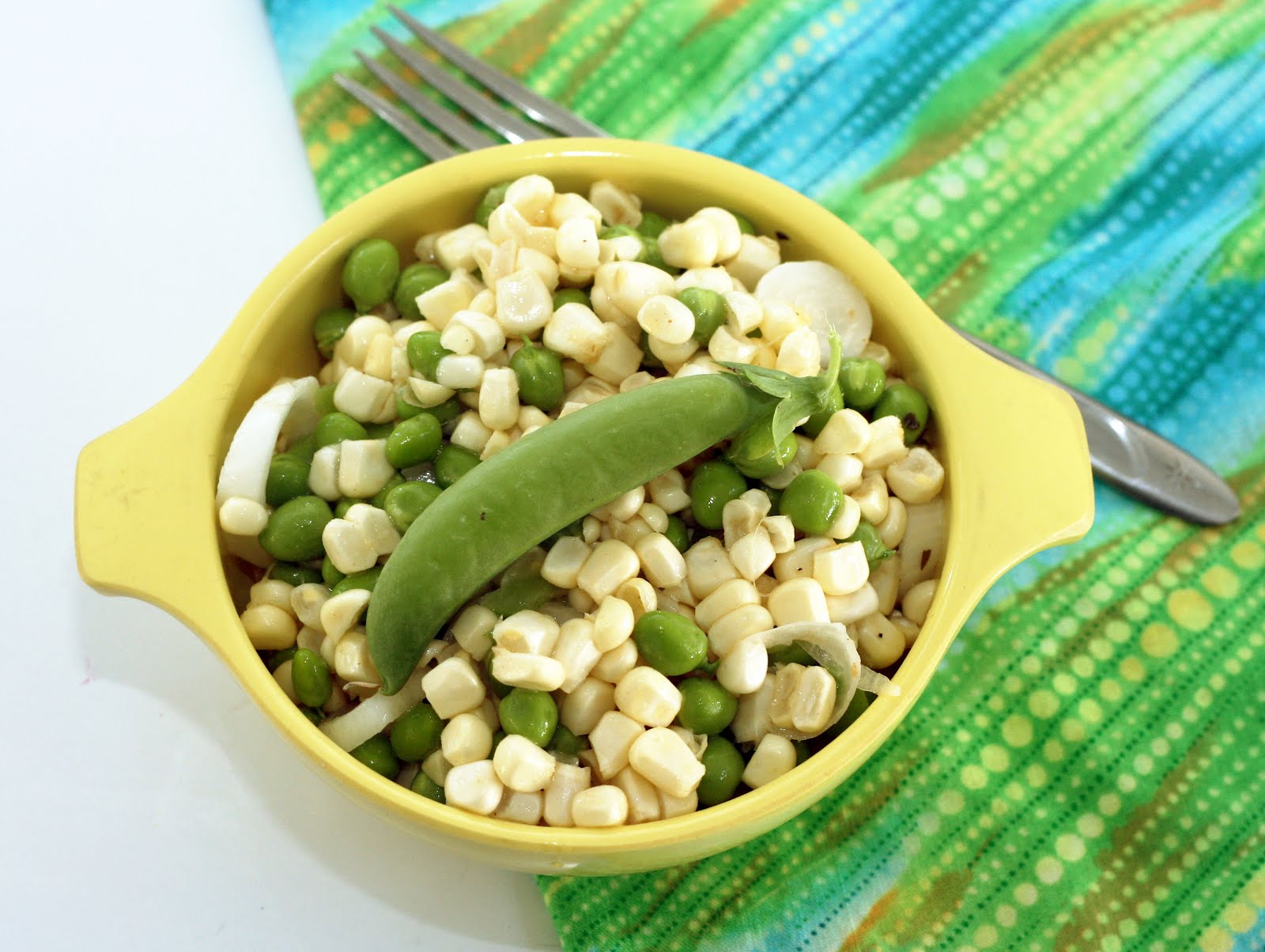 Recipes by Rachel Rappaport June Pea & Sweet Corn Salad