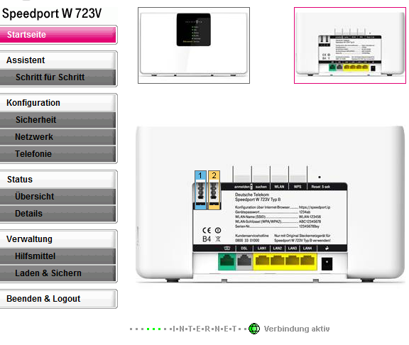 Multimedia-Tidings: Speedport W 723V Typ B Wlan Problem beheben