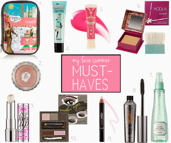 10 Makeup MustHaves from Benefit for Summer!