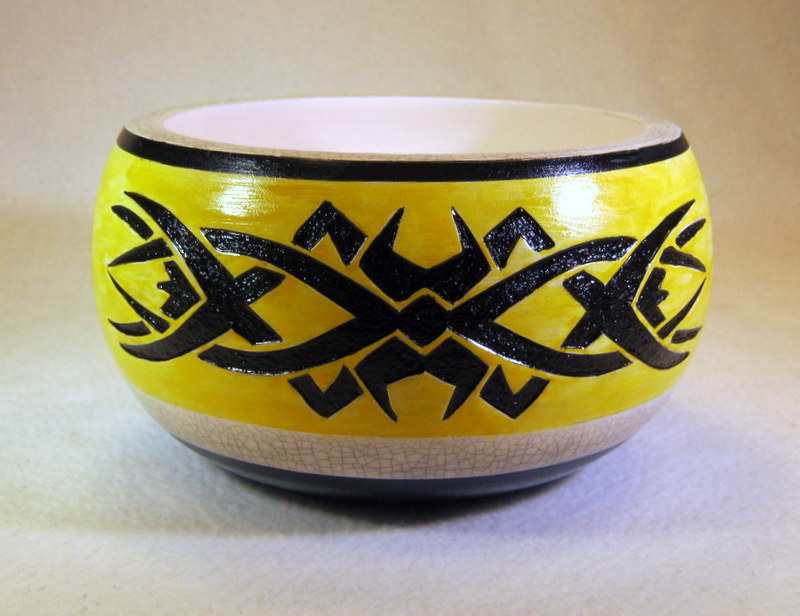 Tribal Tattoo Cereal Bowl