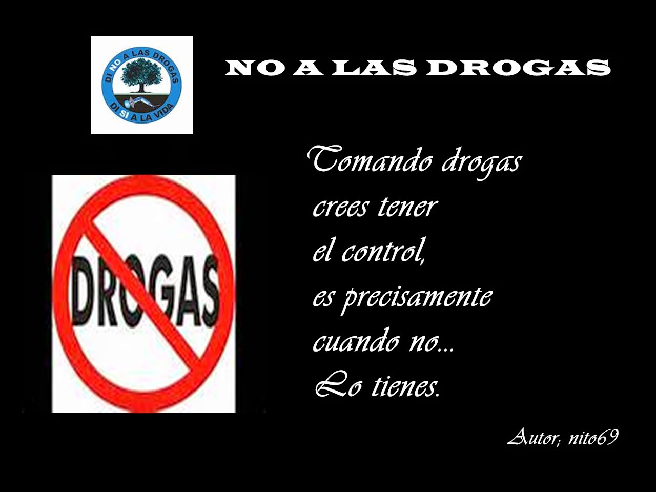 NO A LAS DROGAS