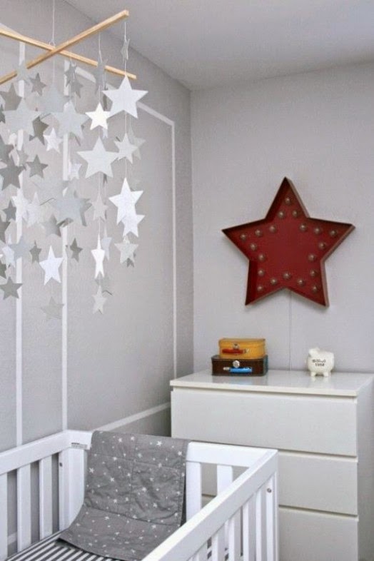 Ideas de Decoración del Dormitorio para Bebes con Estrellas | Infantil