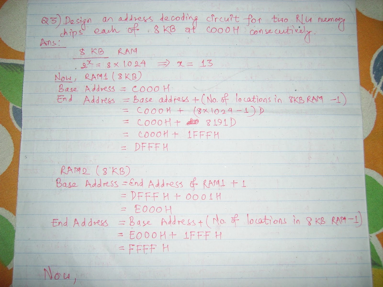 Education for ALL Address Decoding Example