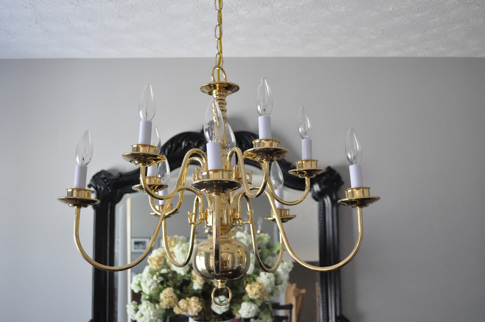 Easy Chandelier Update Emily Ann Interiors