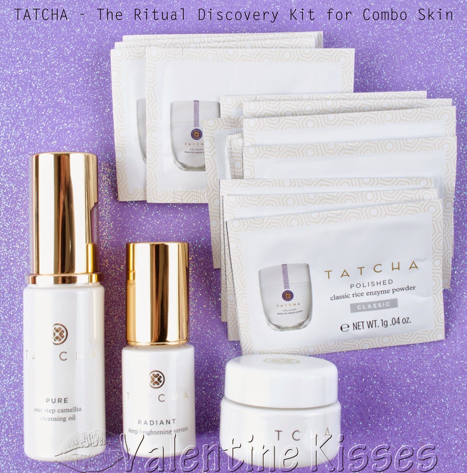 Valentine Kisses: TATCHA The Ritual Discovery Kit for Normal Skin:  swatches, reviews!