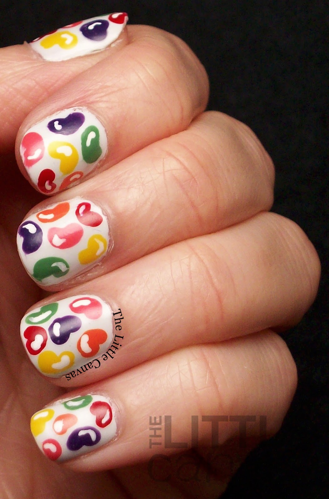 Twinsie Tuesday Gifted Polish Jelly Bean Nail Art The Little Canvas