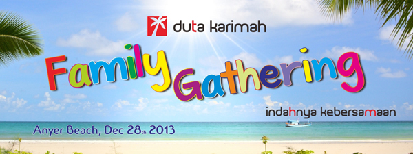 Belajar Disen Spanduk Gathering Perusahaan