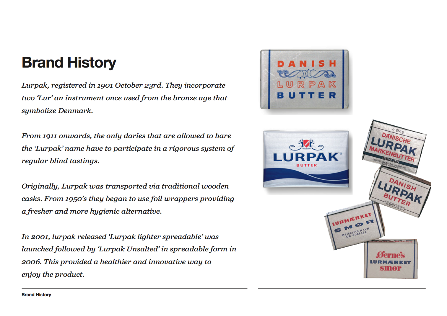 ConnorRoberts Lurpak packaging