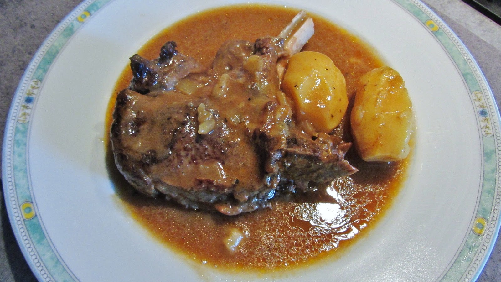 les recettes de Babeth Côtelettes de sanglier en sauce