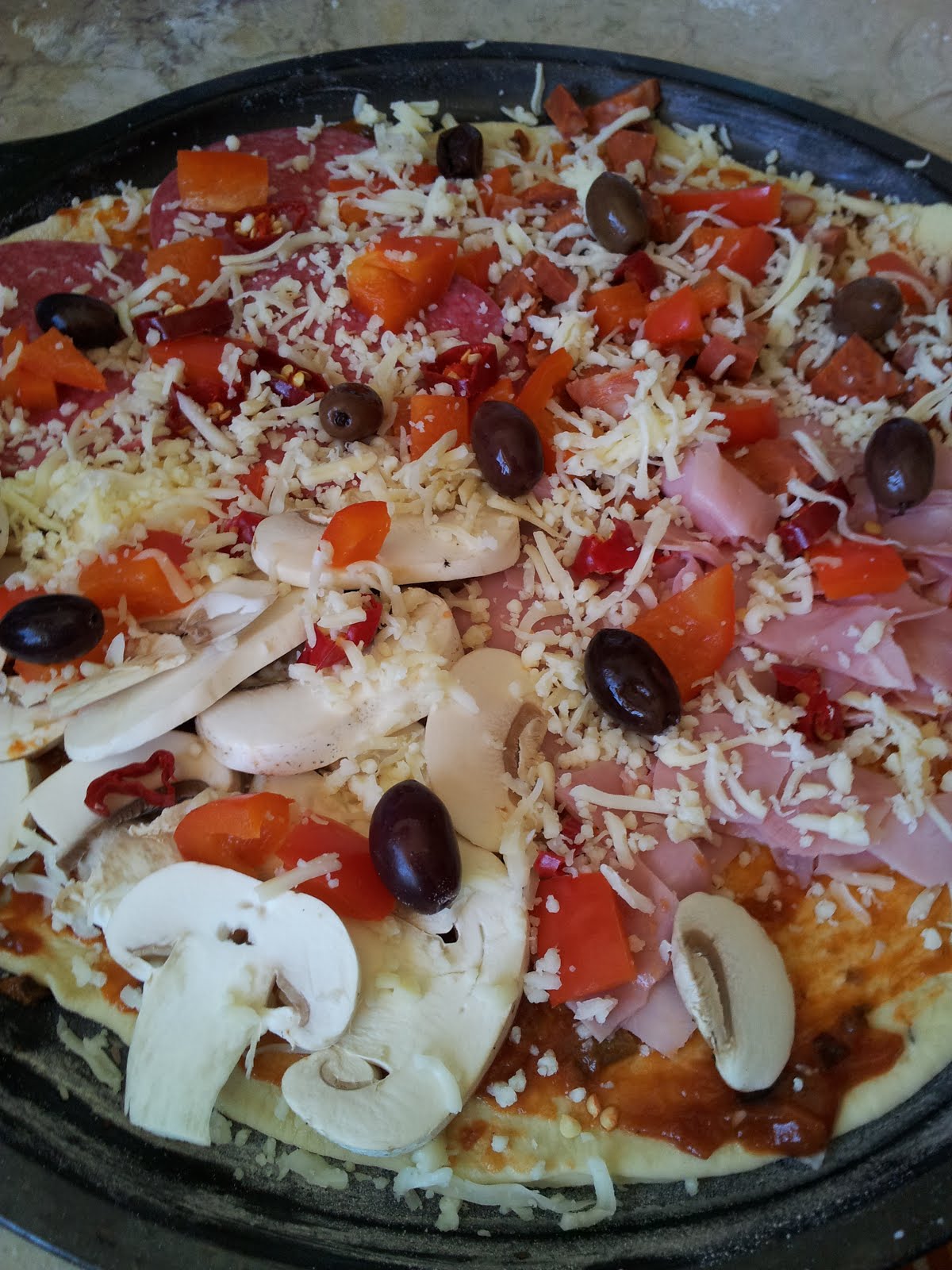 Koolinária Pizza na Bimby