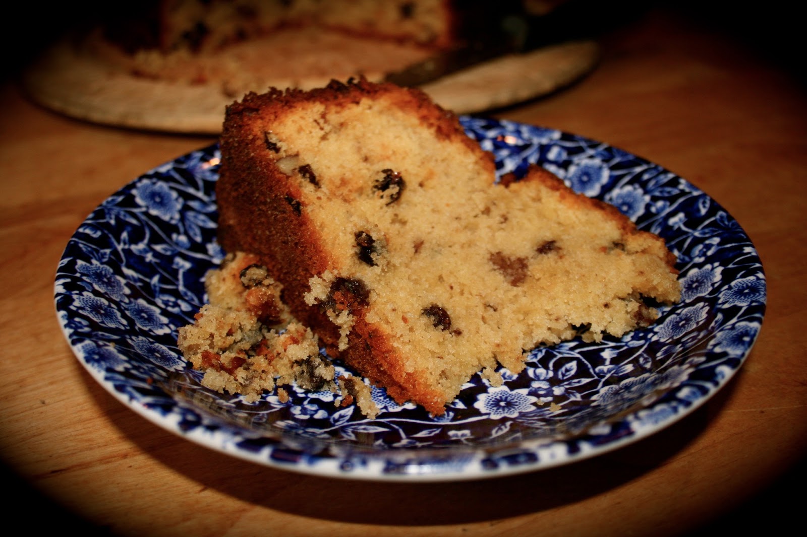 Not Just A Pretty Plate Rum & Raisin Cake
