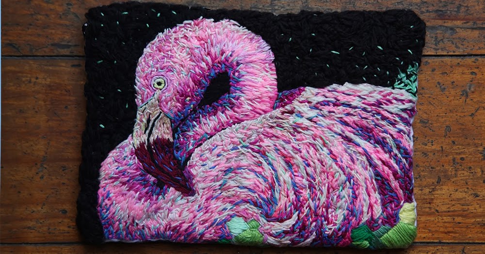 Fiance knowles flamingo embroidery the wldfo sketch gets bigger Fiance knowles flamingo embroidery the wldfo sketch gets bigger