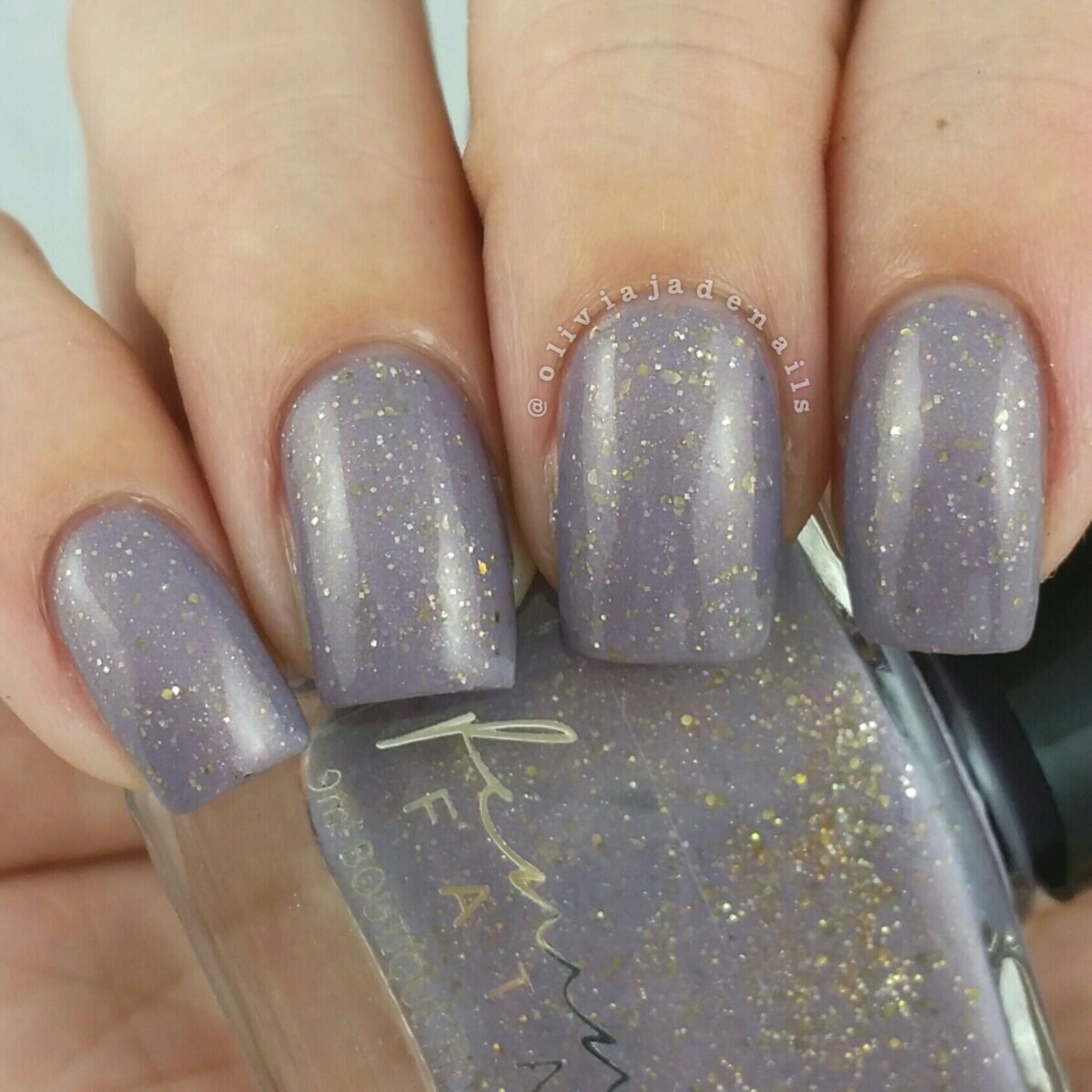 Femme Fatale Cosmetics Arcadia swatched by Olivia Jade Nails