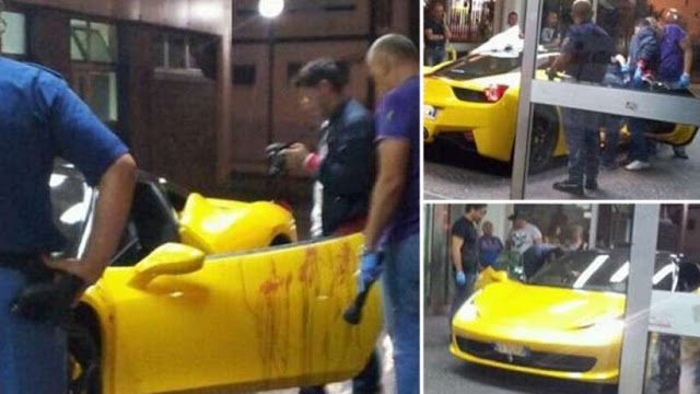 Ferrari 458 Terobos Ugd Setelah Testis Pengemudi Tertembak [ www.BlogApaAja.com ]