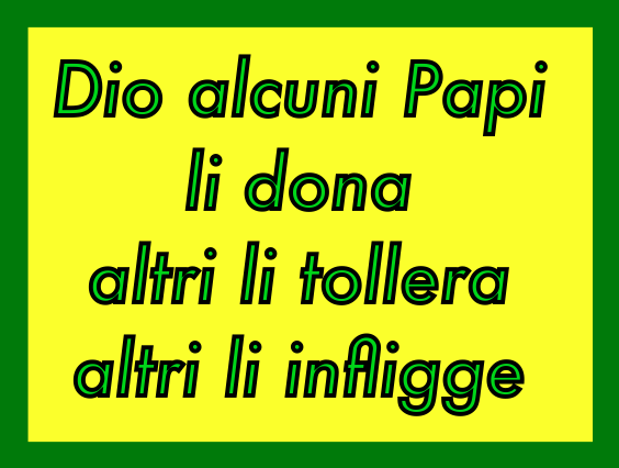 Dio e i papi