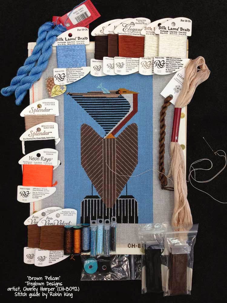 Needlepoint Study Hall Stitch guides debuted at The Nimble NeedleAtlanta