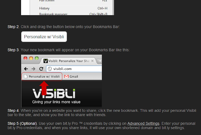 Visibli Bookmarklet