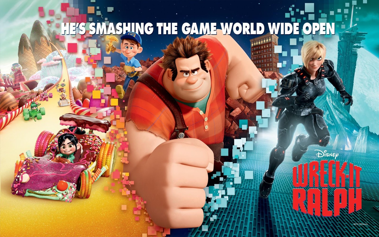 فيلم الأنيميشن الخرافى 2012 Wreck-It Ralph  مترجم