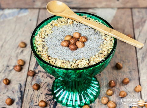 Orzechowy pudding chia