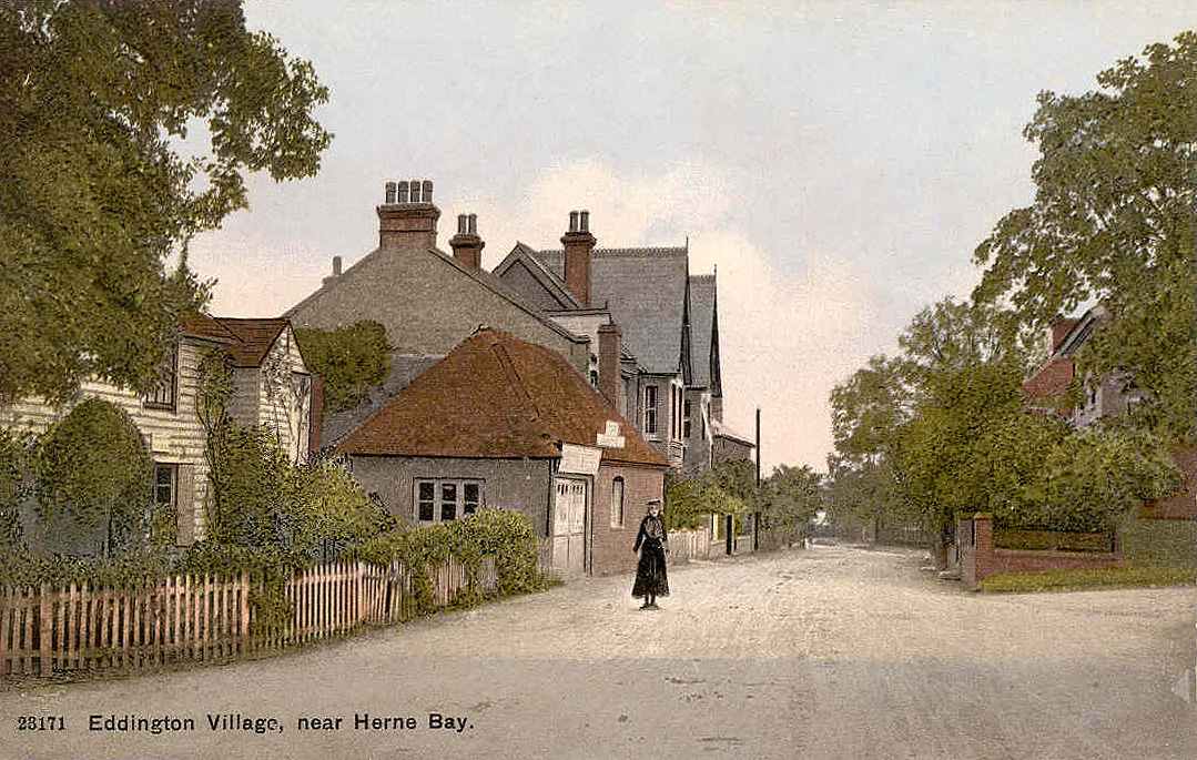 British Paintings Kent, Eddington Village, near Herne Bay