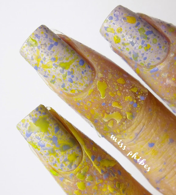 Splatter Nail Art