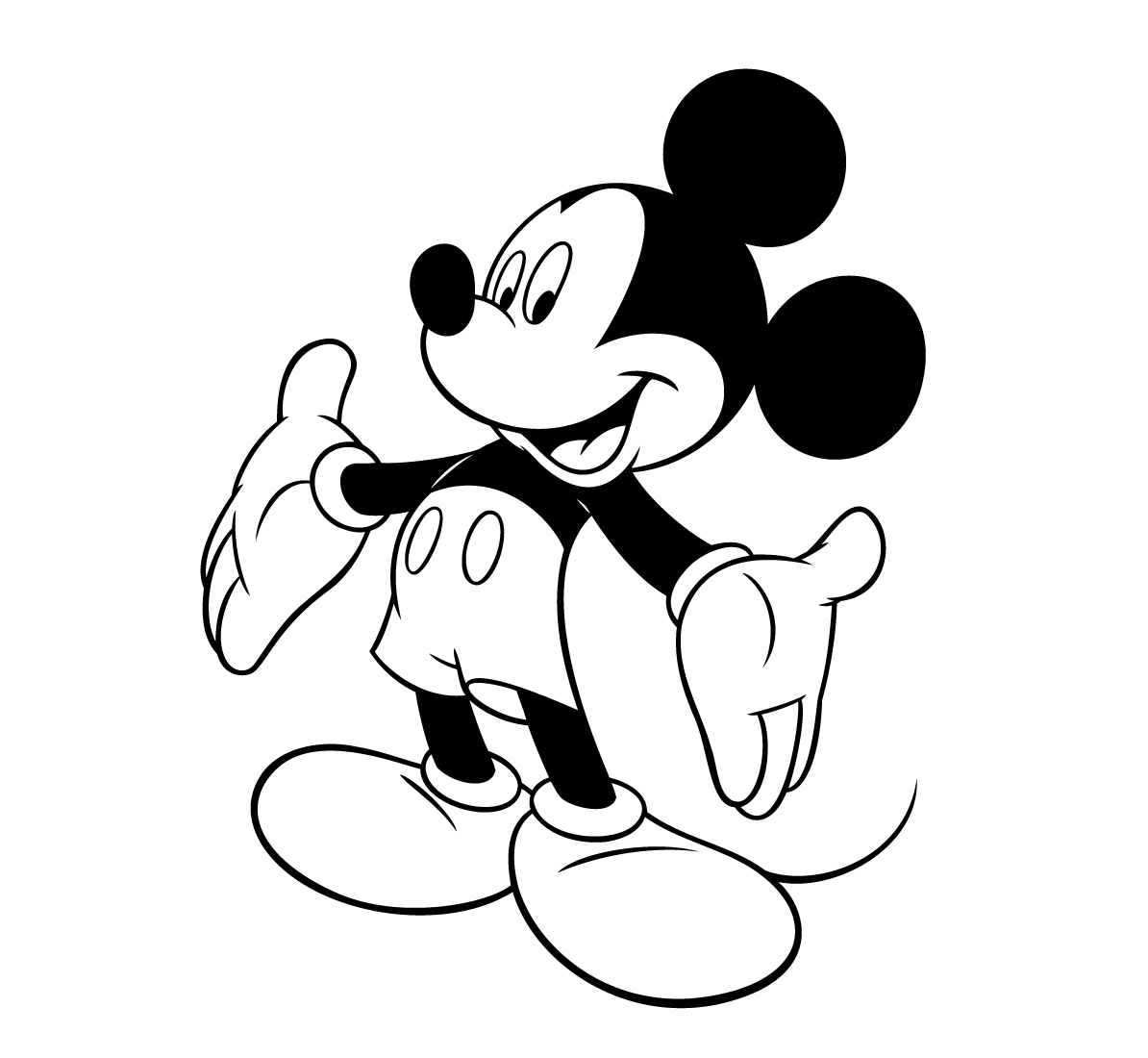 Bilder Zum Ausmalen Mickey Mouse Imagui