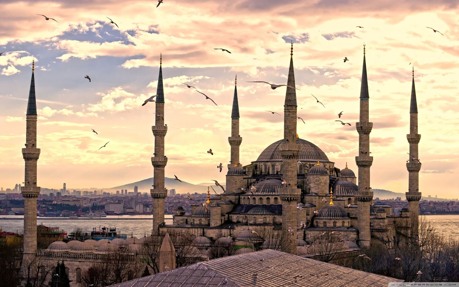 sultan ahmed mosque hd desktop wallpaper turkey