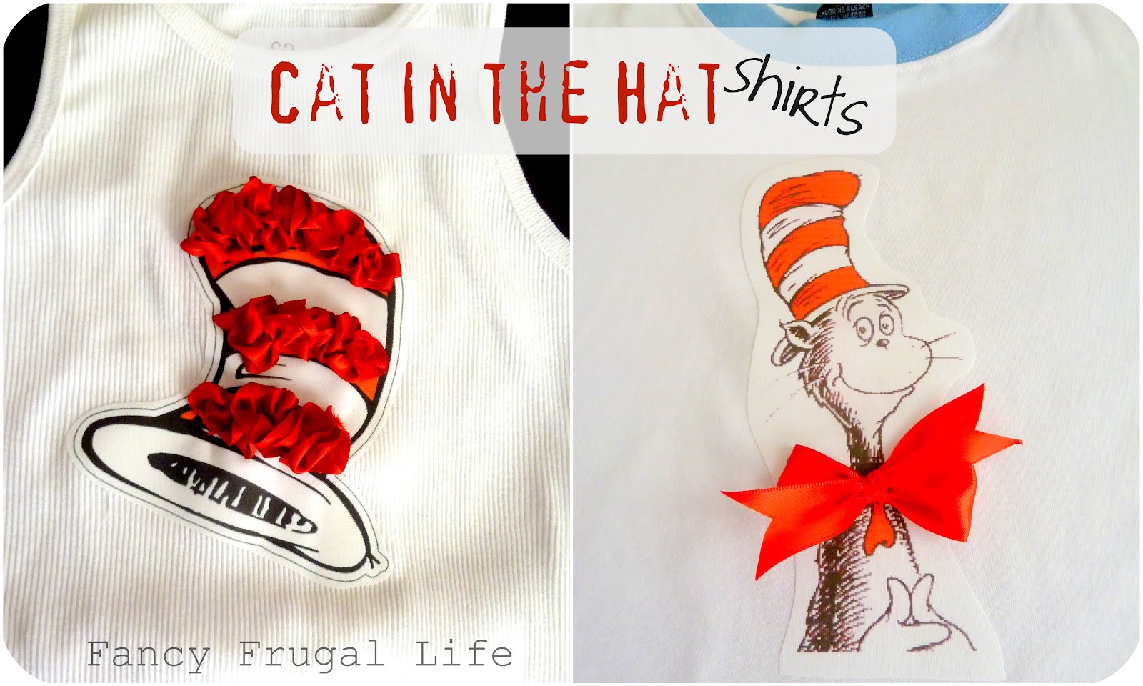Diy Dr Seuss Shirts Hair Clips