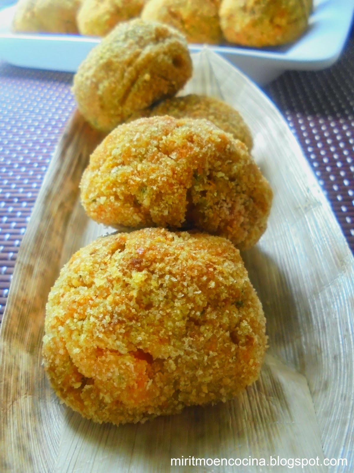 Mi ritmo en cocina Croquetas de verdura y atùn al horno