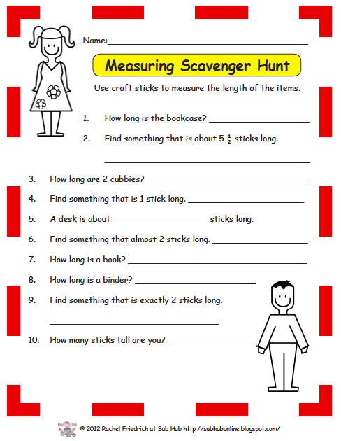 Sub Hub: Measuring Scavenger Hunt