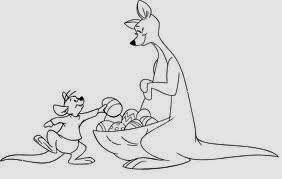 Winnie The Pooh Coloring Pages - Kanga 5