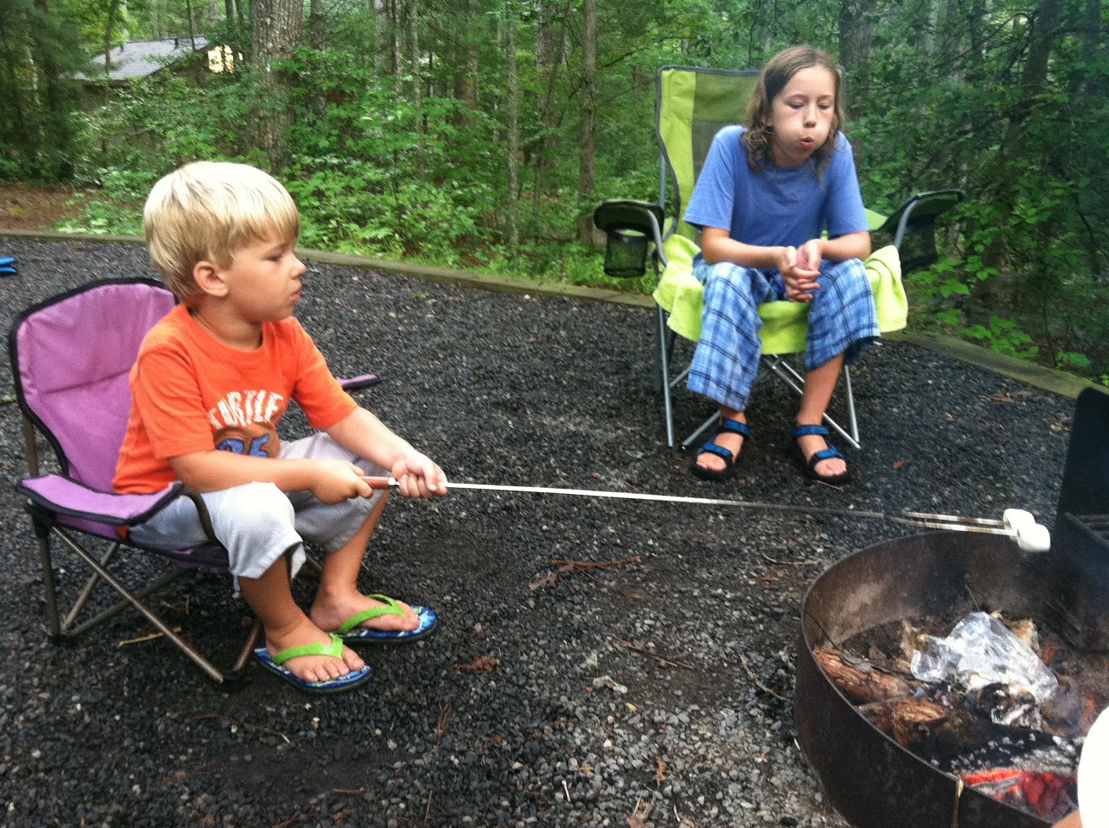 Toddlers are Terrific Camping with kids...