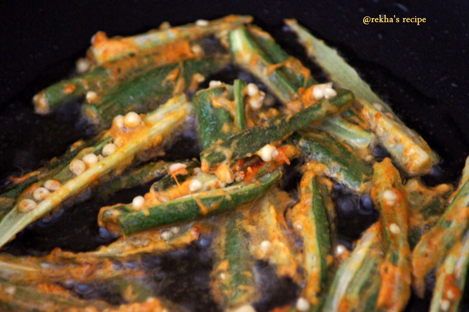 OKRA CRISPY FRY Rekha's Recipe