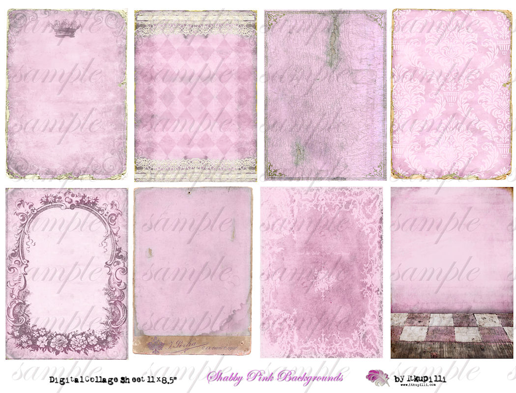 pink collage backgrounds