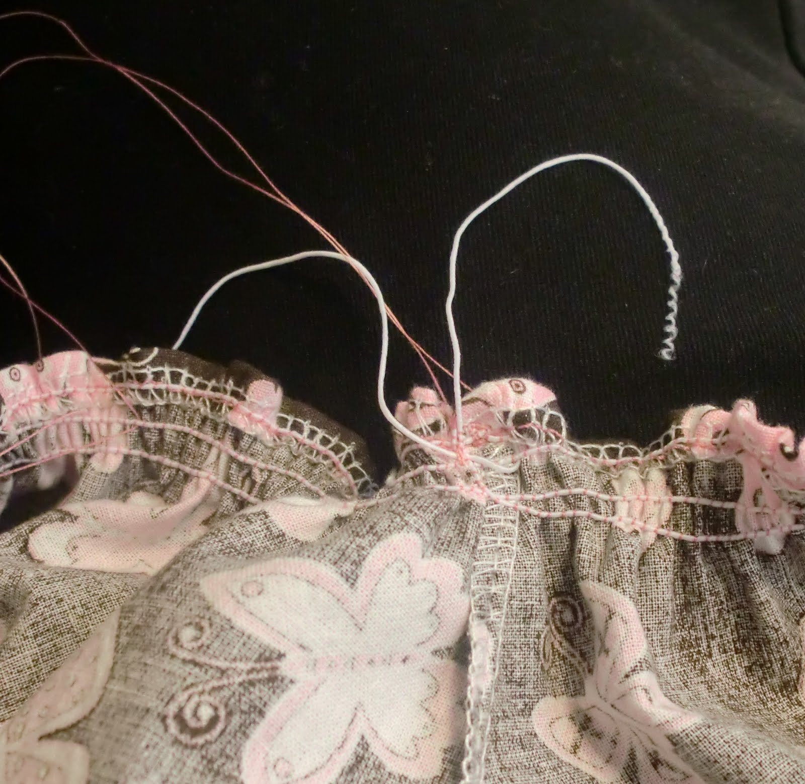 macaroni & cheese Tutorial How to Use Elastic Thread on a Peasant