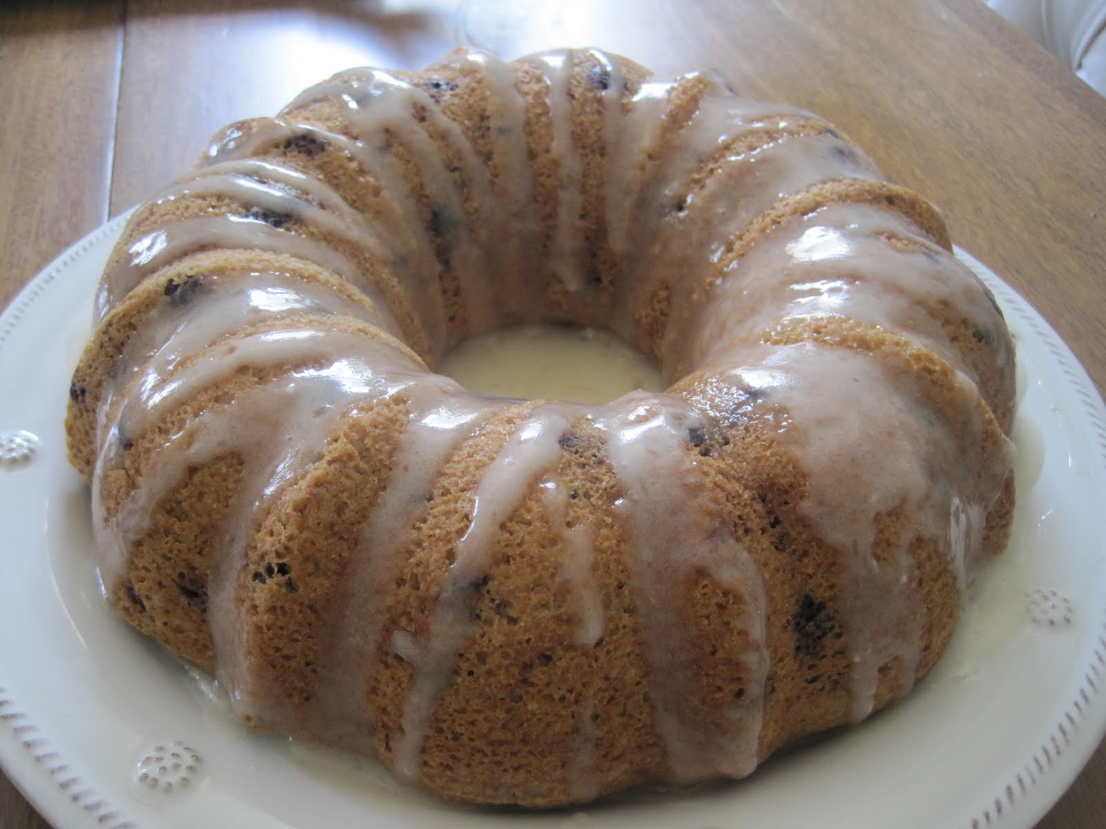 Allison Wonderland Whole Grain Lemon Blueberry Bundt Cake