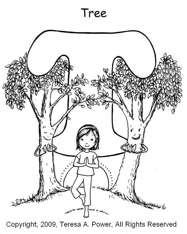 tree coloring sheet