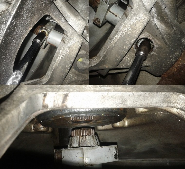 944 Transaxle removal.